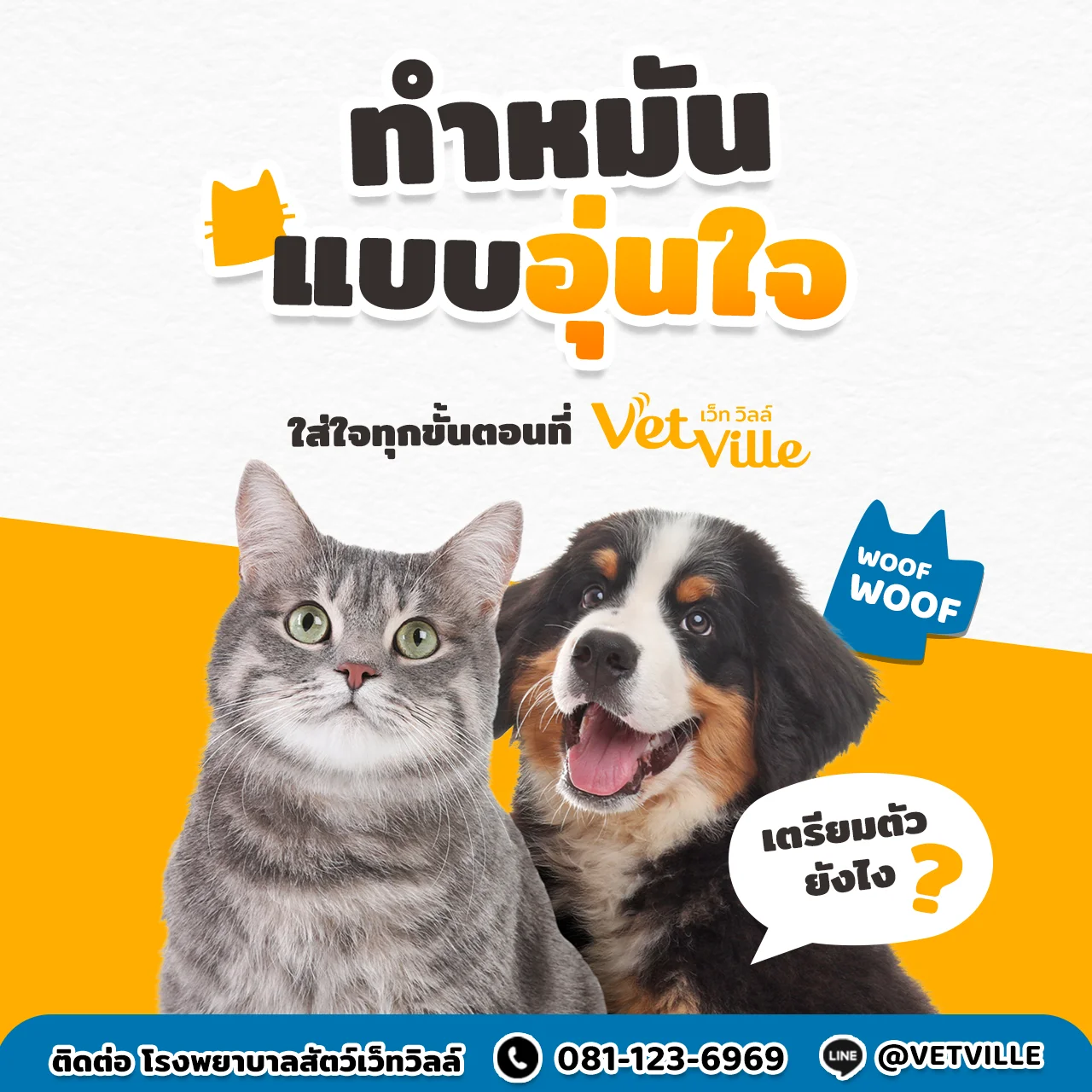 ทำหมันสัตว์เลี้ยงแบบอุ่นใจ